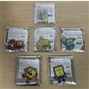 Set adesivi acrilici SpongeBob Secret da collezione marca anime autentico Gia...