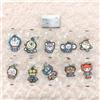 Fujiko F Fujio F90 Capsule Rubber Strap set completo di 10 figurine da collez...