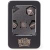 EPIC FORGE 7 metal dice set 14mm (metal box) - Gear Silver Accessori Carte