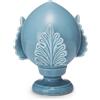 PALAIS ROYAL Pumo Pomo Pugliese Decorazione Azzurro Cielo 17cm Ceramica