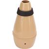 Bnineteenteam Silenziatore per Esercizi di Tromba, Silenziatore in ABS Leggero Completamente Chiuso per Studenti Principianti ND24, Accessori di Ricambio per Tromba(Colore del legno) Flauta, Flauta