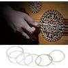 Dioche Corde di Oud Accessori per Suonare Nylon Trasparente Lega di Rame Placcato Argento Set di Corde per Oud Accessorio di Ricambio (12 Corde) Corde per Oud Oud Arabi (12 corde)