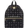 Pollini Donna Zaino TE8412PP03Q2C Poliuretano Nero Taglia Unica