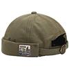 FASHIXD Cappelli da Uomo Docker cap Cappelli Beanie Marinaio Cappello Operaio Polsino Arrotolato retrò Cappello Senza Tesa Cappello con Regolabile, Dzm34-verde, Taglia Unica