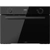 Cecotec Forno Incasso Multifunzione 53L Bolero Hexa M224500 Glass Black A. 2600W, 7 Funzioni con Grill, Defrost, Steam Assist, Basso Consumo, Facile Pulizia, Controllo Tattile, Ventilatore