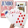 WOOPSOO Mazzo di carte da gioco gigante, grande, grande, grande, grande, mazzo completo, enorme, poker, per feste al casinò, decorazioni, 20 x 27 cm