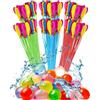 HW CASA 222 Pezzi Palloncini d'Acqua - 60s Autosigillanti, 100% Lattice, Multicolore, per Giochi Bambini, Spiaggia, Piscina
