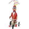Generic Anatra retrò su Bici Giocattolo di Latta Meccanismo a Carica Nostalgico Regalo per Adulti da Collezione Materiale: Banda Stagnata