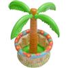 Probuk Palma Gonfiabile 70cm con Raffreddatore per Bevande - Decorazione da Spiaggia & Festa a Tema - Portabicchieri Gonfiabile Incluso - Accessorio Bar da Piscina per Piscina, Spiaggia e Giardino