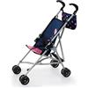 Bayer Design Buggy Carrozzina per bambole pieghevole con borsa | Carrozzina per bambole con cintura di sicurezza integrata e ruote gemellate in mettalo