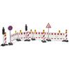 bruder 62009 - Accessori Set di sicurezza stradale con semaforo - Accessori, cantiere, costruzione stradale, veicoli da cantiere