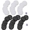Generic Set di Pedine per Backgammon Chip di Plastica Durevoli per Giochi Domestici di Svago e Intrattenimento Pezzi Neri da 22 Mm per Bambini Giocattolo per Bambini