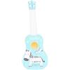 Fockety Ukulele Giocattolo per Bambini, Chitarra a 4 Corde Giocattolo Musicale Mini Strumenti di Apprendimento Musicale Educativo per Principianti, Chitarra Ukulele Regali (BLUE)
