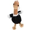 HANABASS Portachiavi Struzzo in Peluche Ciondolo Borsa Animale Carino Accessorio Zaino Morbido Portachiavi Tema Animale per Auto e Borsa
