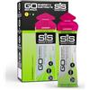 Science In Sport Sis Science in Sport GO Energy Gel + Elettroliti 6x60ml Lampone, Vegan - Per rifornire il corpo d'energia e mantenere il bilancio elettrolitico