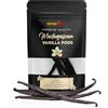 Honeyberry 5 Baccelli di Vaniglia Bourbon Premium (12-14 cm) - Vaniglia Naturale del Madagascar - Grado A - Bacche di Vaniglia per Dolci, Cucina, Dessert e Gelati (5 Pezzi)