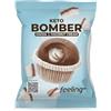 Generico FEELING OK BOMBER KETO da 50 Gr COCONUT CREAM - Muffin Chetogenico Ripieno Crema di COCCO con solo 2,00 Gr di Carbo e solo 0,50 Gr di Zuccheri (Box da 10 Pezzi da 50 Gr)