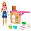 Mattel Barbie- Noodle Playset con Bambola, Cucina e Accessori, Giocattolo per Bambini 4