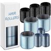 xnicx 9 Pezzi Bigodini Termici Ceramici,Heatless Hair Curler Rollers,Bigodini Grandi per Volume per Ciuffo Adatto a Donne con Capelli Lunghi e Corti,3 Dimensioni(60,48,36 mm)