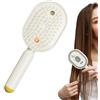 Ancsttu Spazzola Ad Acqua Per Capelli - Pettine Massaggiante Vibrazione Nebulizzazione,Con Luce Rossa D'Aria Elettrico A Nebulizzazione - Per Ragazze Donne Pulizia Cuoio Capelluto Styling