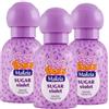 Malizia Bon Bons Profumo Donna Eau de Toilette Spray 50 ml - Fragranze Varie - Profumo Dolce per Ragazze e Giovani Donne (Sugar Violet 3 Unità)