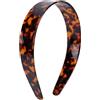 Generic Fascia per Capelli Alla Moda Fascia Elastica Antiscivolo Comoda e Regolabile per le Feste di Cura della Pelle Nella Vita Quotidiana, per Capelli in Fogli di Acetato (Rosso Leopardo)