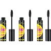 Essence Cosmetics essence get BIG! lashes VOLUME BOOST mascara, nero, volumizzante, incurvante, definente, allungante, senza nanoparticelle, senza profumo, confezione da 3 (3x12 ml)