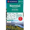 Kompass Carta escursionistica Kom 95. Nonstal, Mendelpass, Val di Non, Passo della Mendola: 5in1 Wanderkarte mit Aktiv Guide, Detailkarten und Panorama ... in der KOMPASS-App. Fahrradfahren. Skitouren.