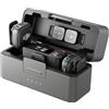 DJI Mic 3 (2 TX + 1 RX + Custodia Di Ricarica), Microfono Wireless per Iphone/Fo