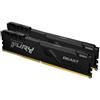 Kingston Technology FURY Beast 32GB 3200MT/s DDR4 CL16 DIMM (Kit da 2) Black