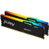 Kingston FURY Beast 16GB (2x8GB) DDR5 5200MHz RGB Desktop Memory RAM DIMM Kit