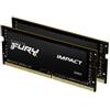 Kingston Technology FURY 64GB 3200MT/s DDR4 CL20 SODIMM (Kit of 2) Impact