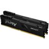 Kingston Technology FURY Beast 32GB 3600MT/s DDR4 CL18 DIMM (Kit da 2) Black