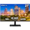 NXM272K012 Monitor 27", 2K, Schermo Gaming 100Hz, Connessioni HDMI, Riduzione Lu