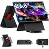 Monitor Portatile per Laptop, 23.8" 1080P FHD 100Hz, Monitor Gaming IPS, Support