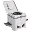 Generic WC Portatile Pieghevole e Trasportabile per Campeggio e Viaggi - con Coperchio, Riutilizzabile, capacità di Carico Fino a 150KG, Ideale per Escursioni, Spiagge, Auto, Camion, Barca, Roulotte