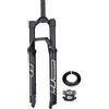 LHHL Forcella Ammortizzata ad Aria per MTB 26/27,5/29 Pollici Tubo Dritta Corsa 140mm Forcelle Anteriore per Bicicletta QR 9 * 100mm per Mountain Bike XC AM(A,26in)