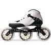 funifuni Pattini da velocità in fibra di carbonio neri 3x110mm per uomo donna, pattini da corsa in linea professionali, ruote in PU con cuscinetti ABEC-9 per strada all'aperto e maratona