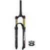 LHHL Forcella Ammortizzata MTB 26 27.5 29 QR 9 * 100mm Forcelle Anteriore per Bici Mountain Bike XC AM Corsa 120mm Tubo conica da 1-1/2(Gold,A_27.5IN)