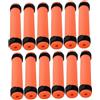 Sjfbebsy Galleggianti per Canna da Pesca 12 Pezzi, Accessori per la Pesca in Kayak, Protezioni per Canne in EPE con Cinghie Sicure per Barche, Arancione