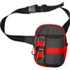 PENCHEAK Marsupio da golf resistente all'acqua Portables Golf Ball Storage Marsupi per Golf, Viaggi, Escursioni, Golf Uomini Marsupio Unisex Sport Pack Golf Gear, Nero e rosso, One Size, Bellezza di massa