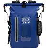 predolo Borsa stagna Impermeabile Zaino Impermeabile 25L Grande capacità Pratica Borsa stagna Galleggiante per Pesca Nuoto Kayak Campeggio, Blu
