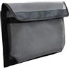 Vilgftyiet Borsa portaoggetti a rete per barche in nylon, organizer portatile per attrezzi da pesca marina e accessori da esterno, supporto per rete ad asciugatura rapida traspirante, nero (nero)