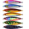 Generic XILILHC 7 Pz/Lotto New Cast Metal Bait Spinner Spoon Esche da Pesca Maschere Pesca alla Trota Esche Dure Affrontare Pesca Pesce Jigging Set(7 PCS Bait Mix,21G)