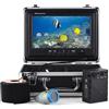 TRDEWR 1200TVL Telecamera da Pesca Subacquea Fish Finder con 12 LED IR Display LCD 7 Pollici/9 Pollici Cavo 15M/30M/50M IP68 Impermeabile Corda Ad Alta Tenacità(9inch50m)