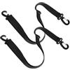 POPETPOP Cinghia Tracolla Nera da Sci 2 Pezzi Porta Scarponi Regolabile 2,5 Cm per Trasporto Stivali da Sci e Pattini a Rotelle Accessorio per Sport Invernali Outdoor