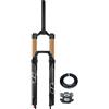 LHHL 26 27,5 29 Forcella Ammortizzata ad Aria per Mountain Bike Tubo Dritto da 1-1/8 Forcelle Anteriore per Bicicletta QR 9 * 100mm Corsa 120mm per XC/AM/MTB(Black,A_27.5IN)