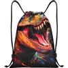 HLBSDM Borsa sportiva con coulisse a forma di drago cinese, ideale per palestra, yoga e adulti, dimensioni 14x16,9 pollici (piccola).