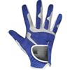 GFDSGRE Guanti Golf Guanto da golf uomo Un paio di pezzi 2 opzioni colore Sistema presa migliorato Fresco e confortevole Colore blu bianco Mano sinistra destra(Right Hand Blue,Large L 25)