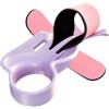 Ronyme Supporto per l'impugnatura della Racchetta da Badminton, correzione della Postura, Accessori per l'allenamento di Badminton, Supporto per, Rosa Viola